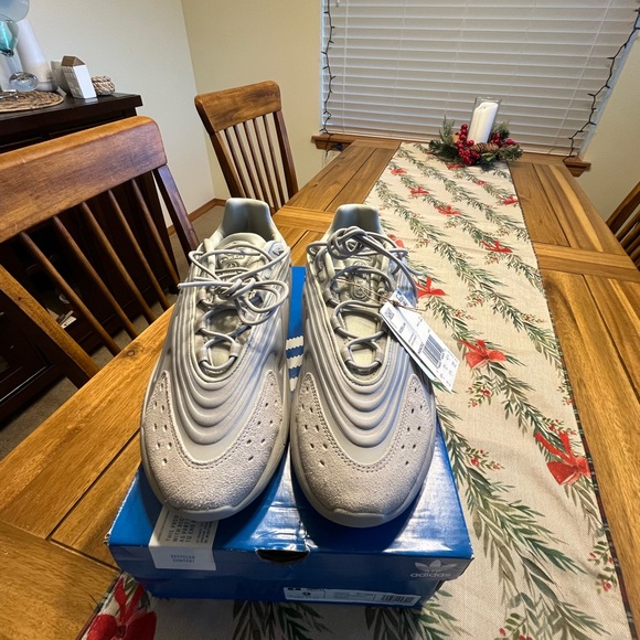 Adidas Ozelia Silver Sneakers - Picture 1 of 6